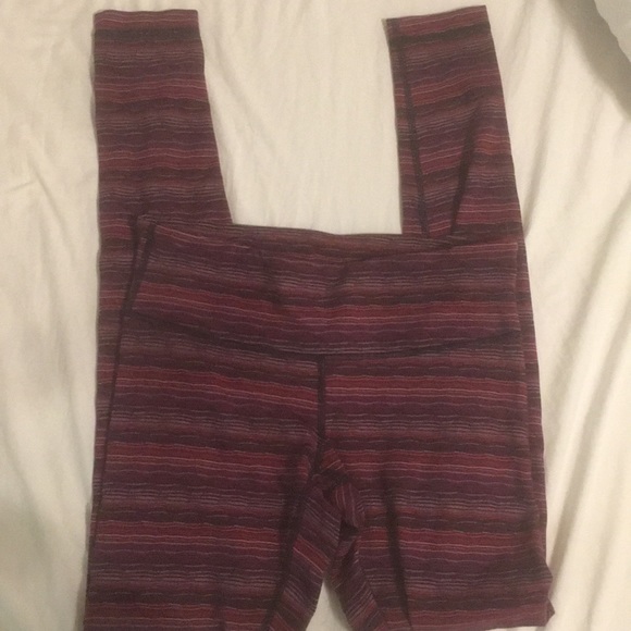 lululemon athletica Pants - Striped WU lululemon leggings